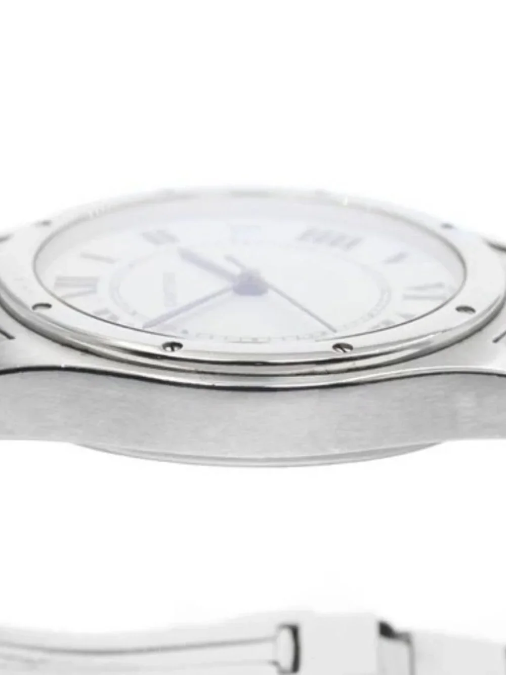CARTIER Santo Cougar LM W20026K1 Date white Dial Automatic Men's Watch_961366